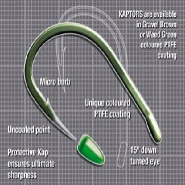 Korda Wide Gape punta afilada para cebos de fondo y pop-up