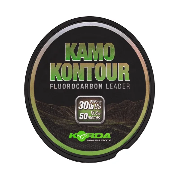 Korda Kamo Kontour 30lb fluorocarbono camuflado