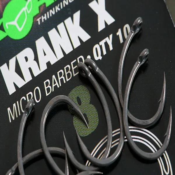 Korda Krank X punta afilada para cebos de fondo y condiciones de pesca extremas