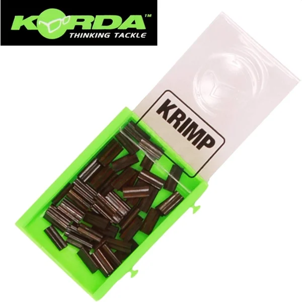 Korda Krimps X Small 0.5mm se prensan con la Krimp Tool