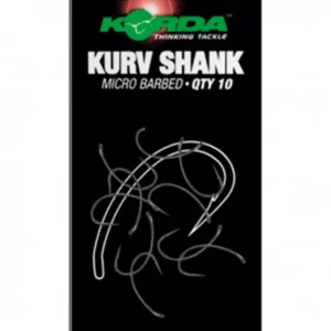Korda Anzuelo Kurv shank número 4 Micro Barbed para carpfishing