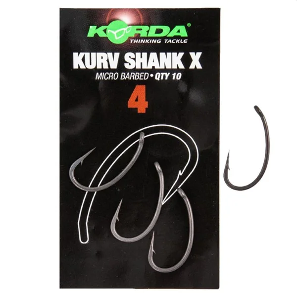 Korda Kurv Shank X Nº4 anzuelo Kurv Shank X micro barbed