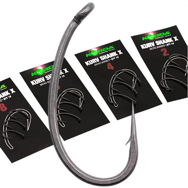 Korda Kurv Shank X Nº4 para montajes de fondo con carpas grandes