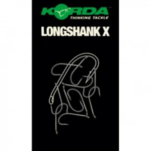 Korda Anzuelo Longshank X número 2 Micro Barbed para carpfishing