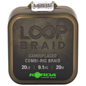Korda Loop Braid 20lb trenzado flexible y firme