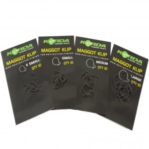 Korda Maggot Klip Medium clip metalico para gusanos vivos