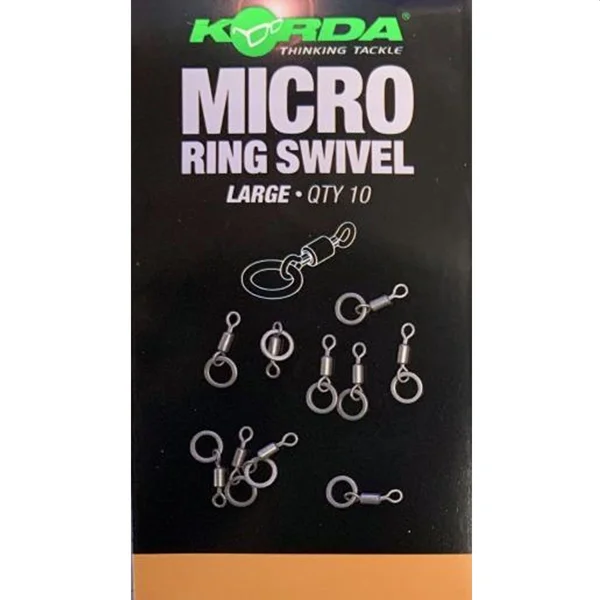 Korda Micro Ring Swivel para lideres Ronnie talla grande