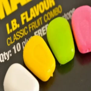 Korda Pop-up Maize Banoffee montado en el pelo como topper