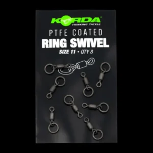 Korda PTFE Ring Swivel para clip de plomo in-line y metodo