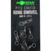 Korda Ptfe Coated Ring Swivel Size 8 Emerillon De Anillo Con Giro Libre