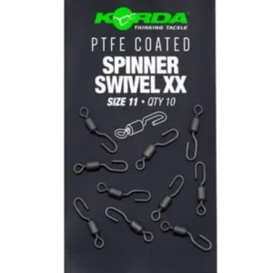 Korda PTFE Spinner Swivel XX nº11 emerillon de anillo con giro libre