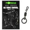 Korda Ptfe Qc Ring Swivel Size 11 Micro-Emerillon Cambio Rapido