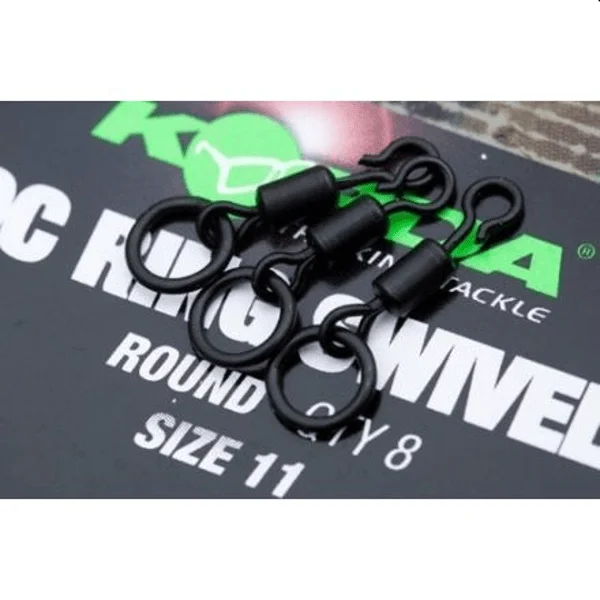 Korda QC Ring Swivel 11 emerillon de cambio rapido para chod