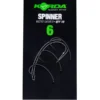 Korda Spinner Hook Nº6 Micro Barbed 1 Korda Spinner Hook Nº6 Anzuelo Para Spinner Rig