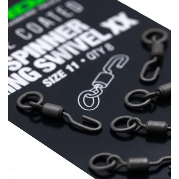 Korda Spinner Ring Swivel xx Size 11 para el terminal de carpfishing