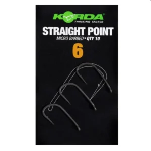 Korda Straight Point nº6 anzuelo Straight Point micro barbed
