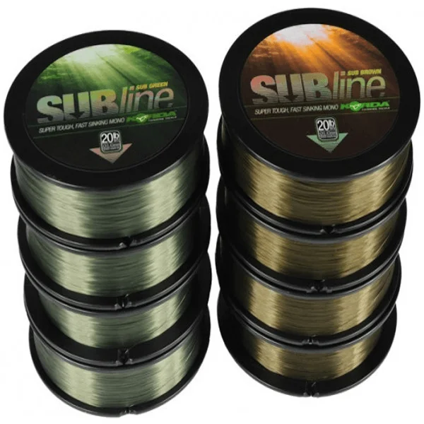 Korda Subline bobina de 1000 m verde baja visibilidad