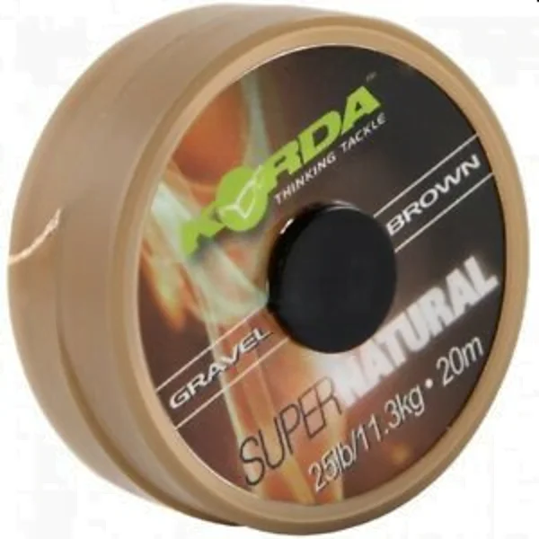 Korda Super Natural trenza que se posa plana en el fondo