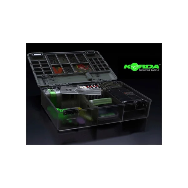 Korda Tackle Box maximo material en minima huella