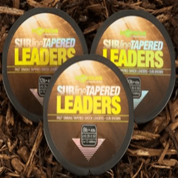 Korda Hilo Cónico Subline Tapered 5 lideres de 12 m