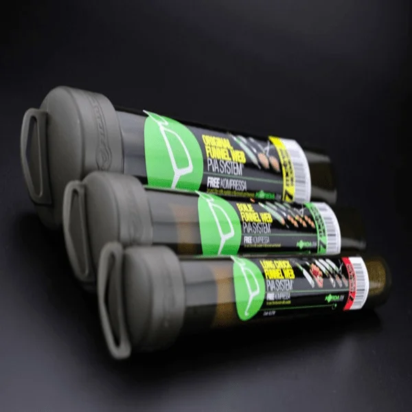 Korda PVA Long Chuck Funnel Web malla Micromesh y Hexmesh para cebado