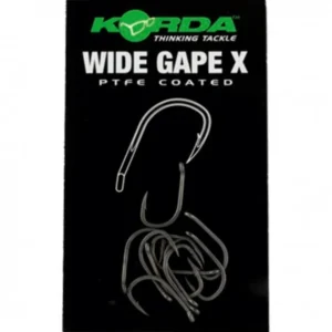 Korda Anzuelo Wide Gape X número 4 Micro Barbed para carpfishing