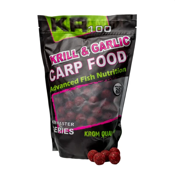 Krom Quality Krill-Garlic Boilies 20mm 800gr