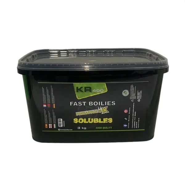 Krom Quality Boilies Solubles Piña Max 20mm 3kg