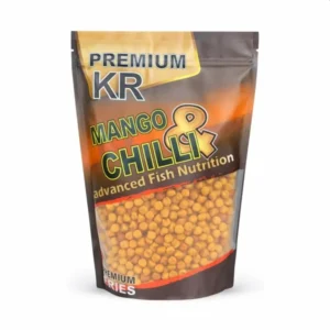 Krom Quality Pellets Mango & Chilli 6mm - saco 2.5kg para carpfishing