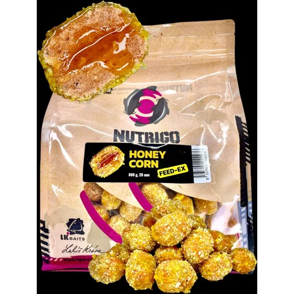 Boilies para carpfishing LK Baits Nutrigo Feed-ex Honey-Corn 20 mm