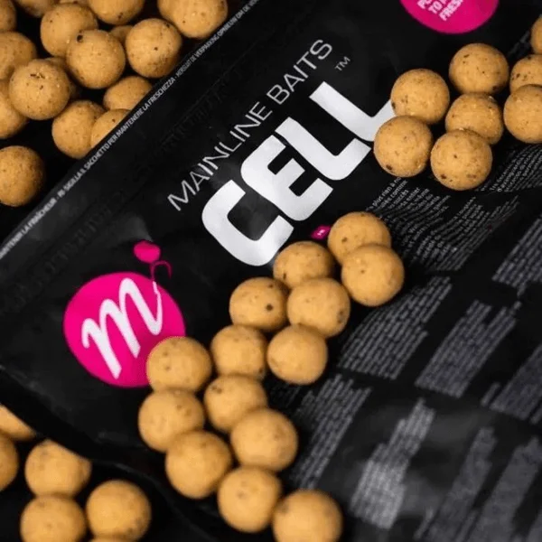 Mainline Boilie Cell 20mm 1kg - boilies gama Cell con betaína para carpas en Mérida Extremadura
