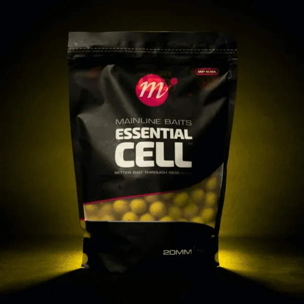 Mainline Boilie Essential Cell 20mm 1kg - boilies premium con betaína para carpas en Mérida Extremadura