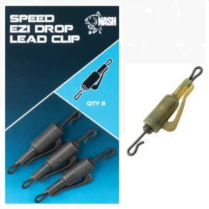 Nash Clips Plomo Speed Ezi Drop Green 8uni para carpfishing