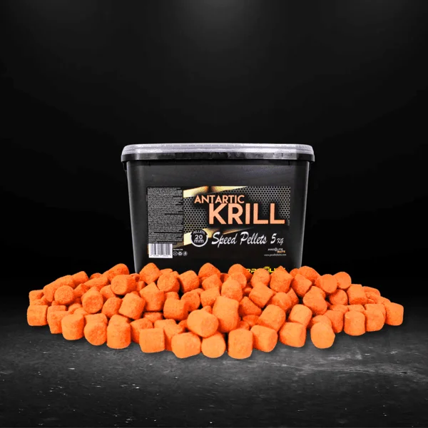 Pro Elite Baits Antartic Krill Gold Speed Pellets 5kg cubo de 5 kg