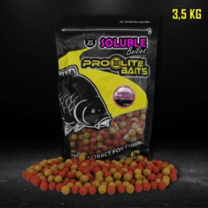 Pro Elite Baits Boilie Soluble Banana-Strawberry 20mm 3.5kg