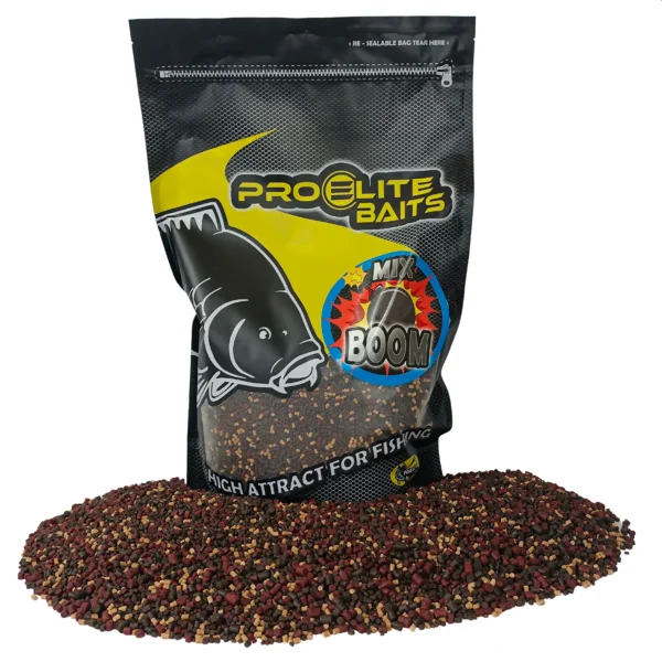 Pellets Pro Elite Baits Boom Mix 2,5kg mezcla de micropellets premium