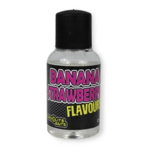 Pro Elite Baits Flavours Banana-Strawberry 25ml aroma líquido para cebos artificiales