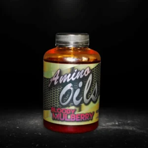 Pro Elite Baits Amino Oils Bloody Mulberry con omega-3 y aminoácidos