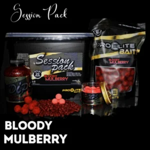 Pro Elite Baits Bloody Mulberry Gold Session Pack completo