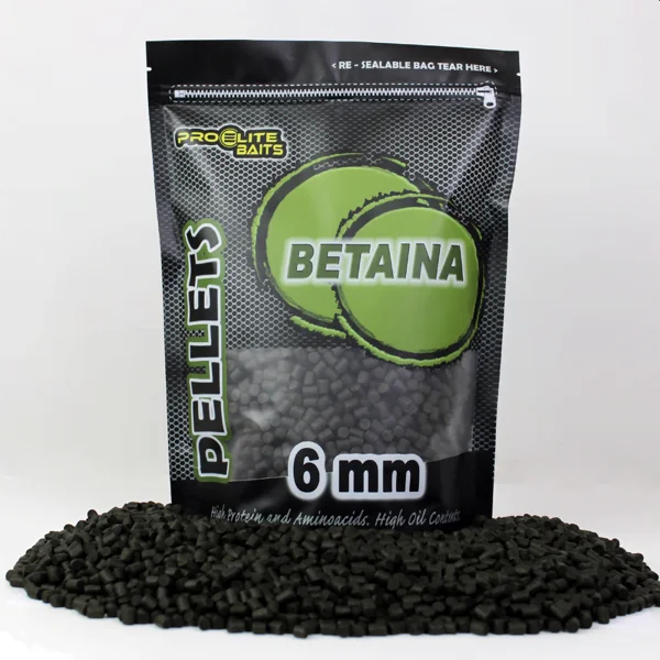 Pro Elite Baits Pellets Betaina 6mm para cebado de carpfishing