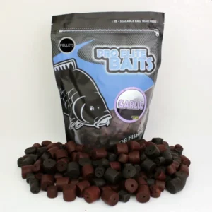 Pro Elite Baits Atractor Pellets 14-20mm Garlic bolsa de 800 gr