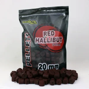 Pro Elite Baits Pellets Red Hallibut 20mm para cebado de carpfishing