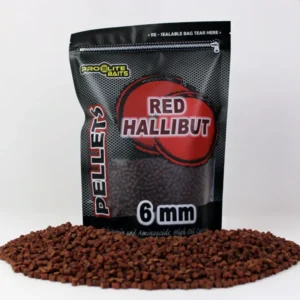 Pro Elite Baits Pellets Red Hallibut 6mm para cebado de carpfishing