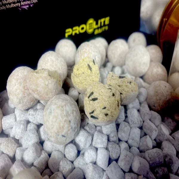 Pro Elie Baits Session Pack Bloody Mulberry White de la gama Gold