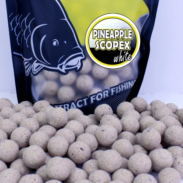 Pro Elite Baits Session Pack Pineapple-Scopex White con boilies blancos
