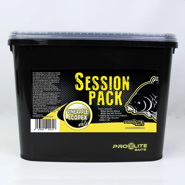 Pro Elite Baits Session Pack Classic Pineapple-Scopex White completo