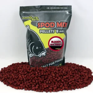 Pro Elite Baits Spod Mix 8mm Bloody Mulberry pellet de cebado