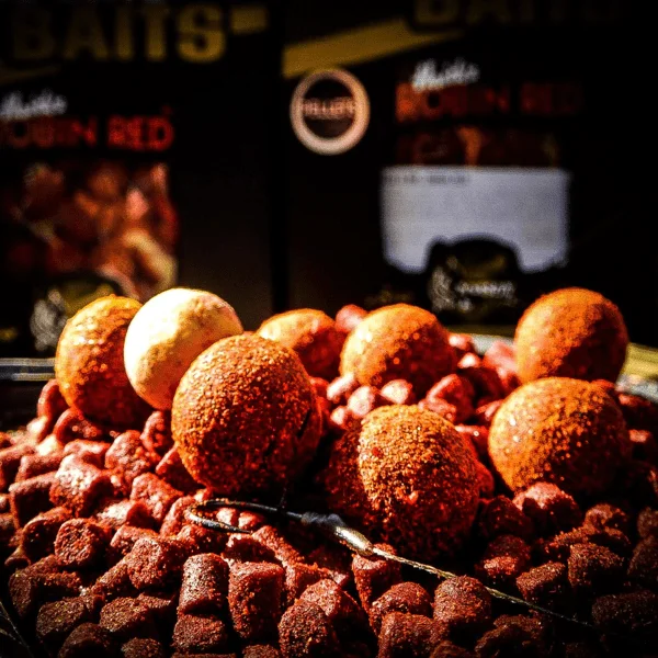 Pro Elite Baits Session Pack Robin Red con cubo, pellet, boilies, dip y pop-up