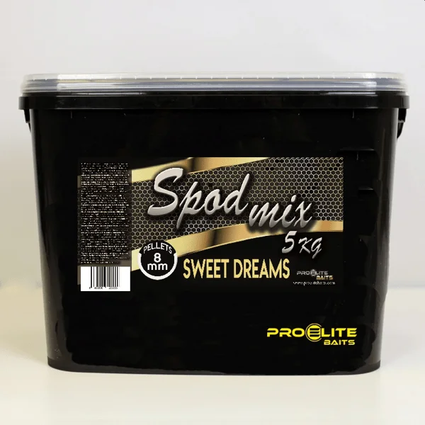 Pro Elite Baits Spod Mix Pellets Sweet Dreams de la gama Gold
