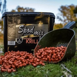 Pro Elite Baits Antartic Krill Gold Spod Mix Pellets 5kg para cohete y barco cebador